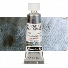 Watercolour paint Schmincke Horadam Aquarell glacier black 15 ml. 965