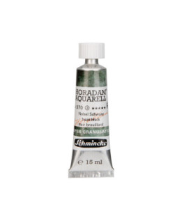 Watercolour paint Schmincke Horadam Aquarell haze black 15 ml. 970