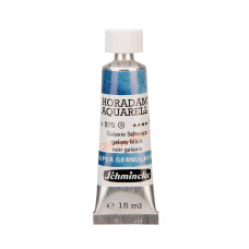 Watercolour paint Schmincke Horadam Aquarell galaxy black 15 ml. 975