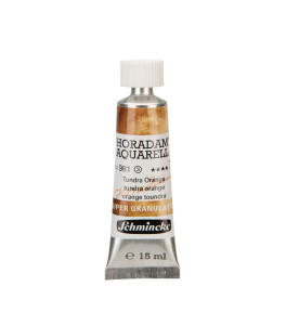 Watercolour paint Schmincke Horadam Aquarell tundra orange 15 ml. 981