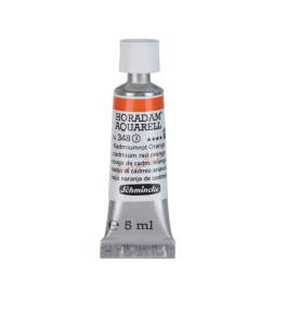 Farba akwarelowa Schmincke Horadam Aquarell kadmowy czerwony pomarańczowy 5 ml. 348