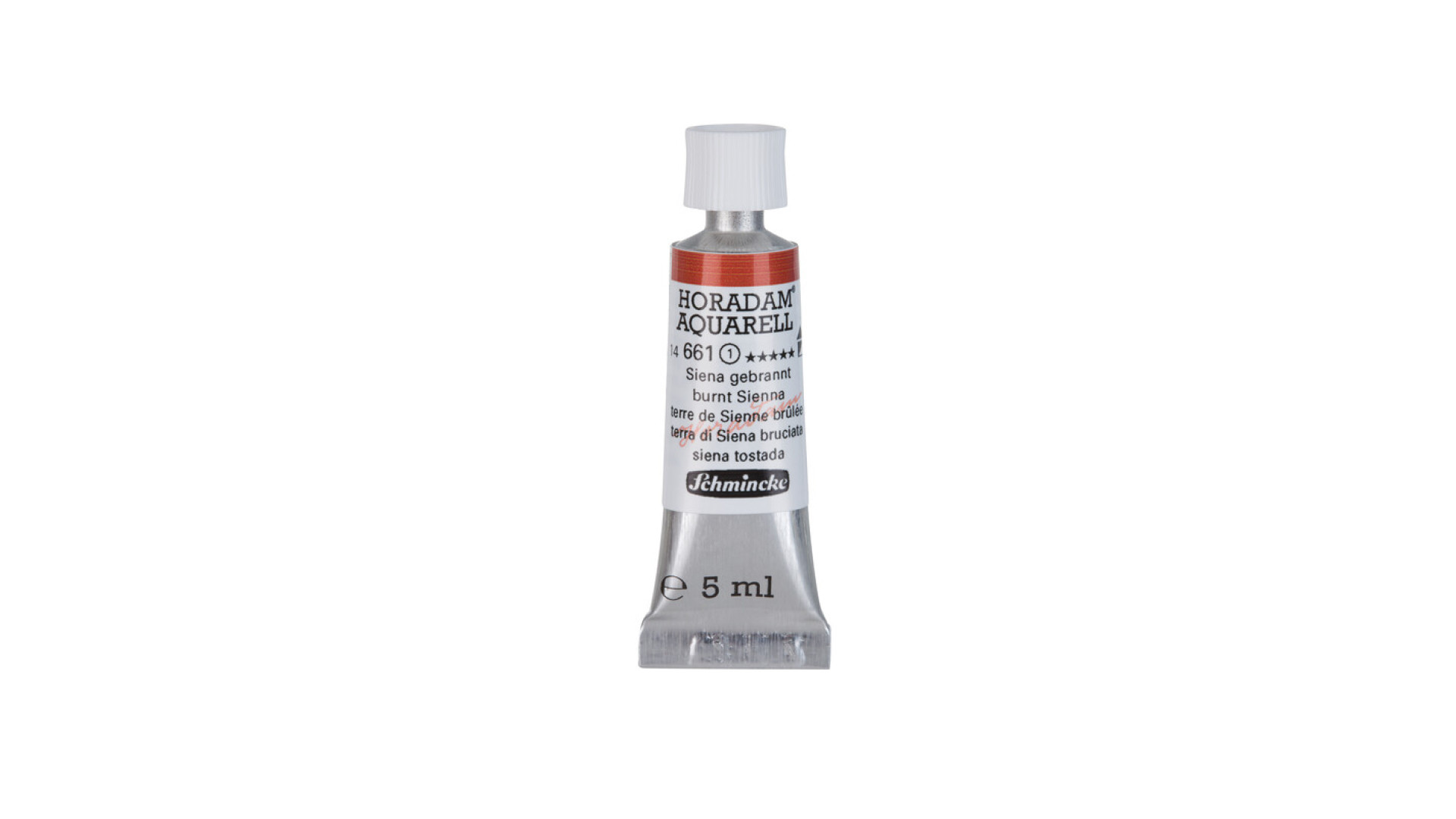 Farba akwarelowa Schmincke Horadam Aquarell spalony Sienna 5 ml. 661