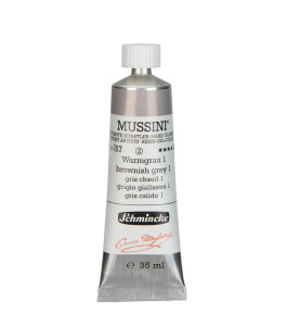 Farba olejna Schmincke Mussini brązowoszara 1 zamiennik 35 ml. 787