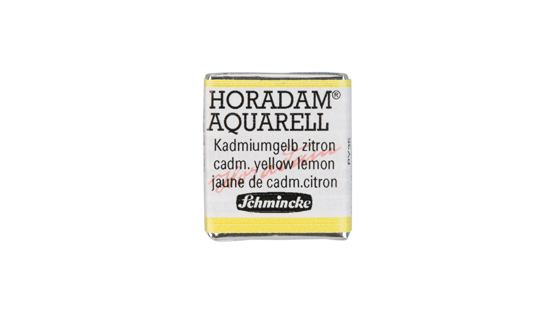 Watercolour paint Schmincke Horadam Aquarell cadmium yellow lemon 223