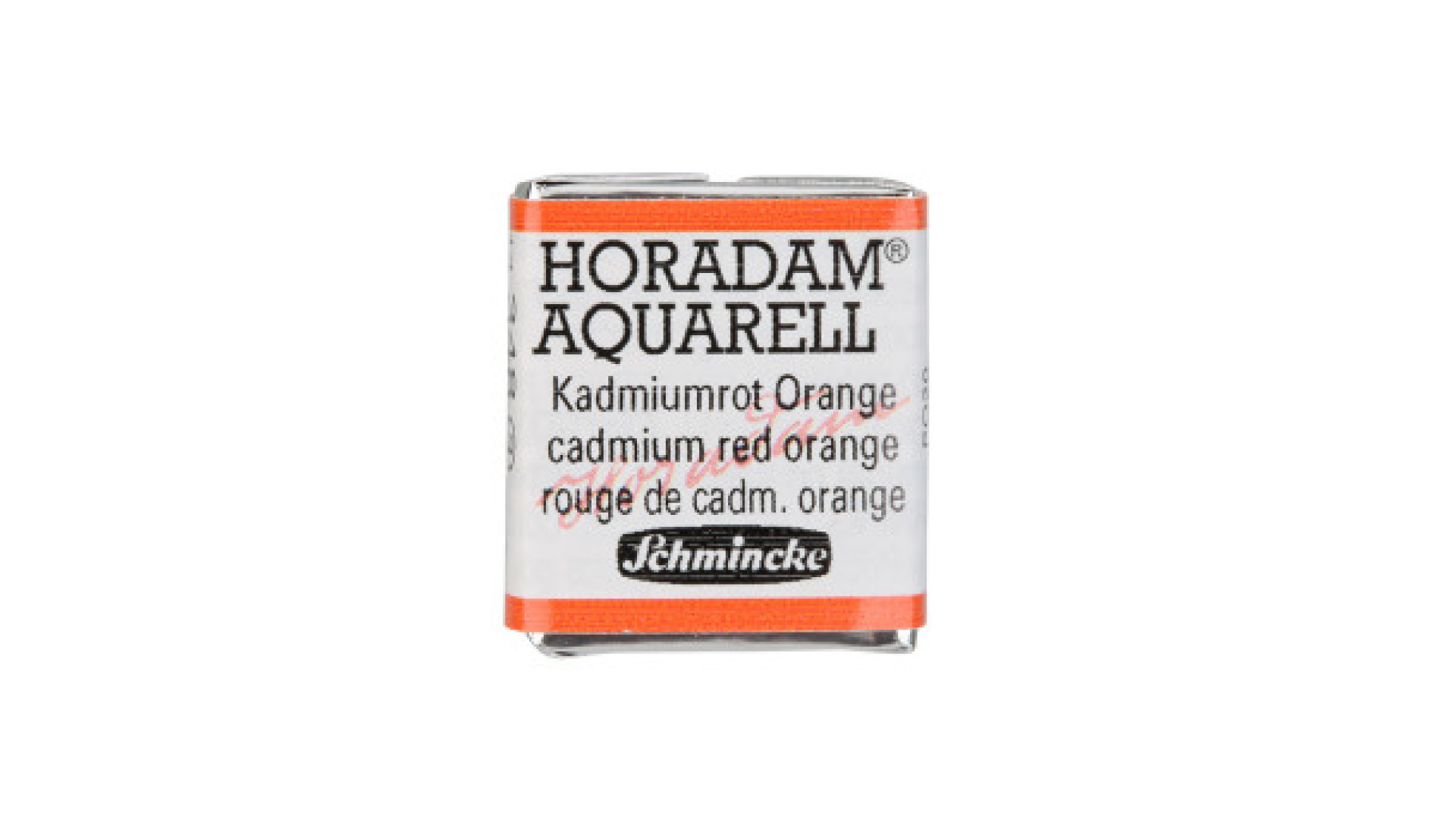 Watercolour paint Schmincke Horadam Aquarell cadmium red orange 348