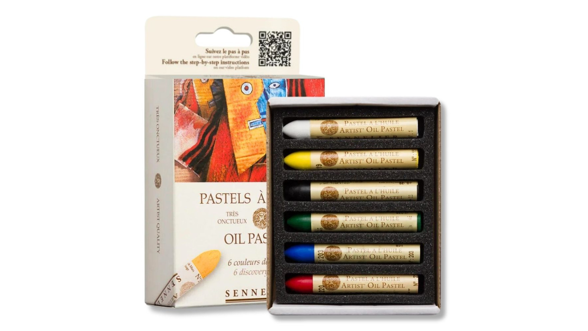 Sennelier Oil Pastel Set of 6 colours Discovery