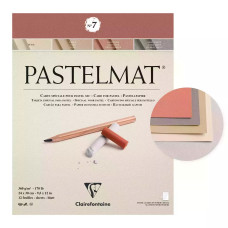 Clairefontaine Pastelmat nr. 7 blok do pasteli 24x30 cm 360 gsm 12 ark, 4 kolory
