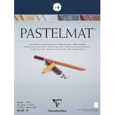 Clairefontaine Pastelmat nr. 4 blok do pasteli 18x24 cm 360 gsm 12 ark, 4 kolory