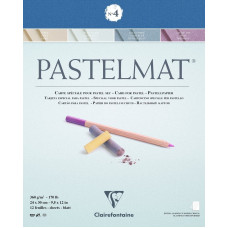 Clairefontaine Pastelmat nr. 4 blok do pasteli 24x30 cm 360 gsm 12 ark, 4 kolory
