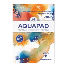 Clairefontaine Blok akwarelowy Goldline Aquapad, A3, 300 gsm, 30 ark