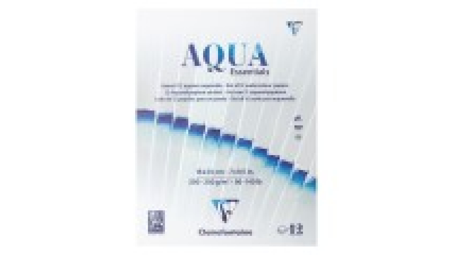 Clairefontaine Blok akwarelowy Aqua Essentials, 12 ark, 18 x 24 cm, 200-340 gsm