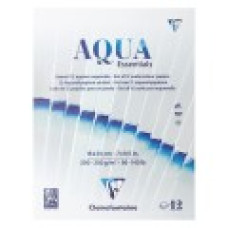 Clairefontaine Blok akwarelowy Aqua Essentials,  12 ark, 18 x 24 cm, 200-340 gsm