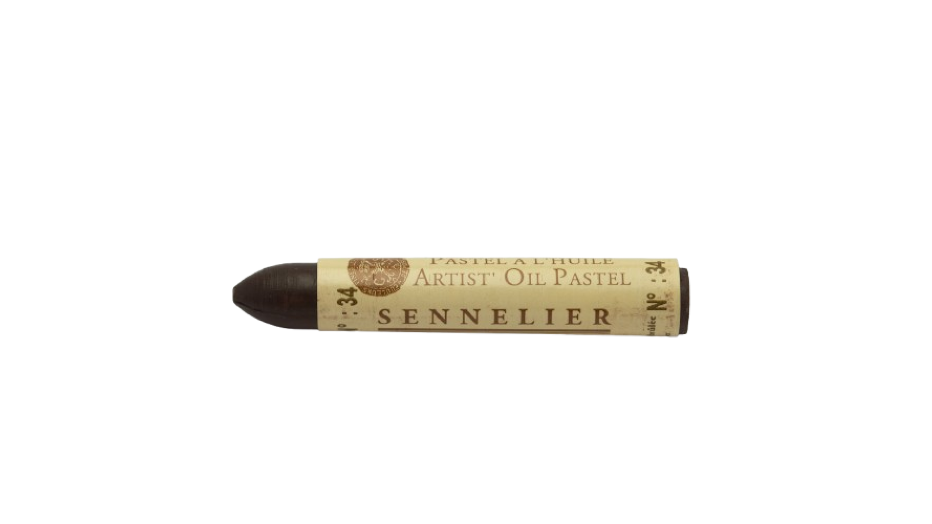 Oil pastel stick Sennelier Burnt Umber 034