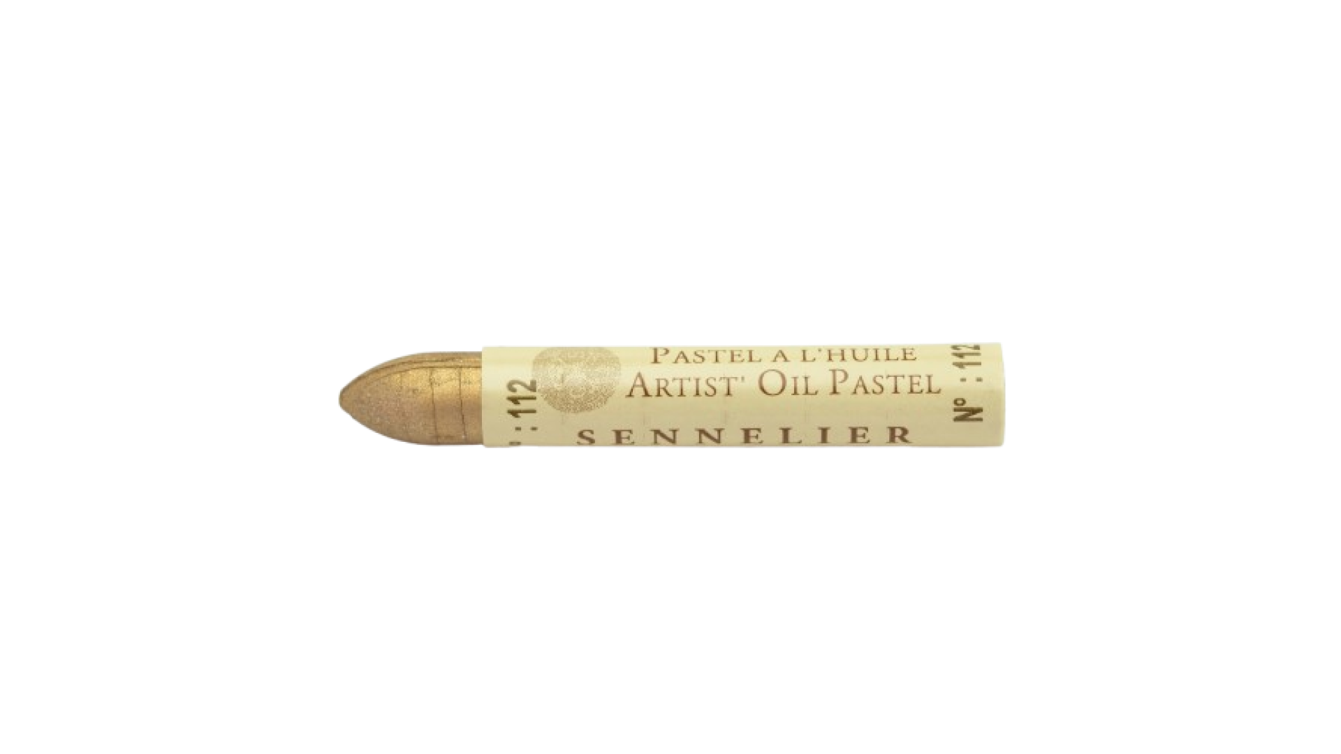 Oil pastel stick Sennelier Iridescent Pale Gold 112