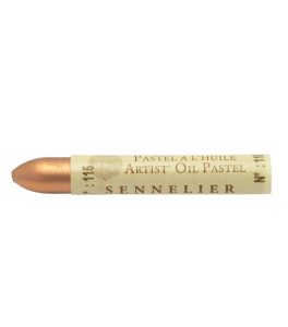 Oil pastel stick Sennelier Iridescent Red Copper 115