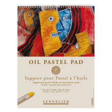 Sennelier Blok na spirali do pasteli olejnych Oil Pastel 30x40 cm 340 gsm 12 ark