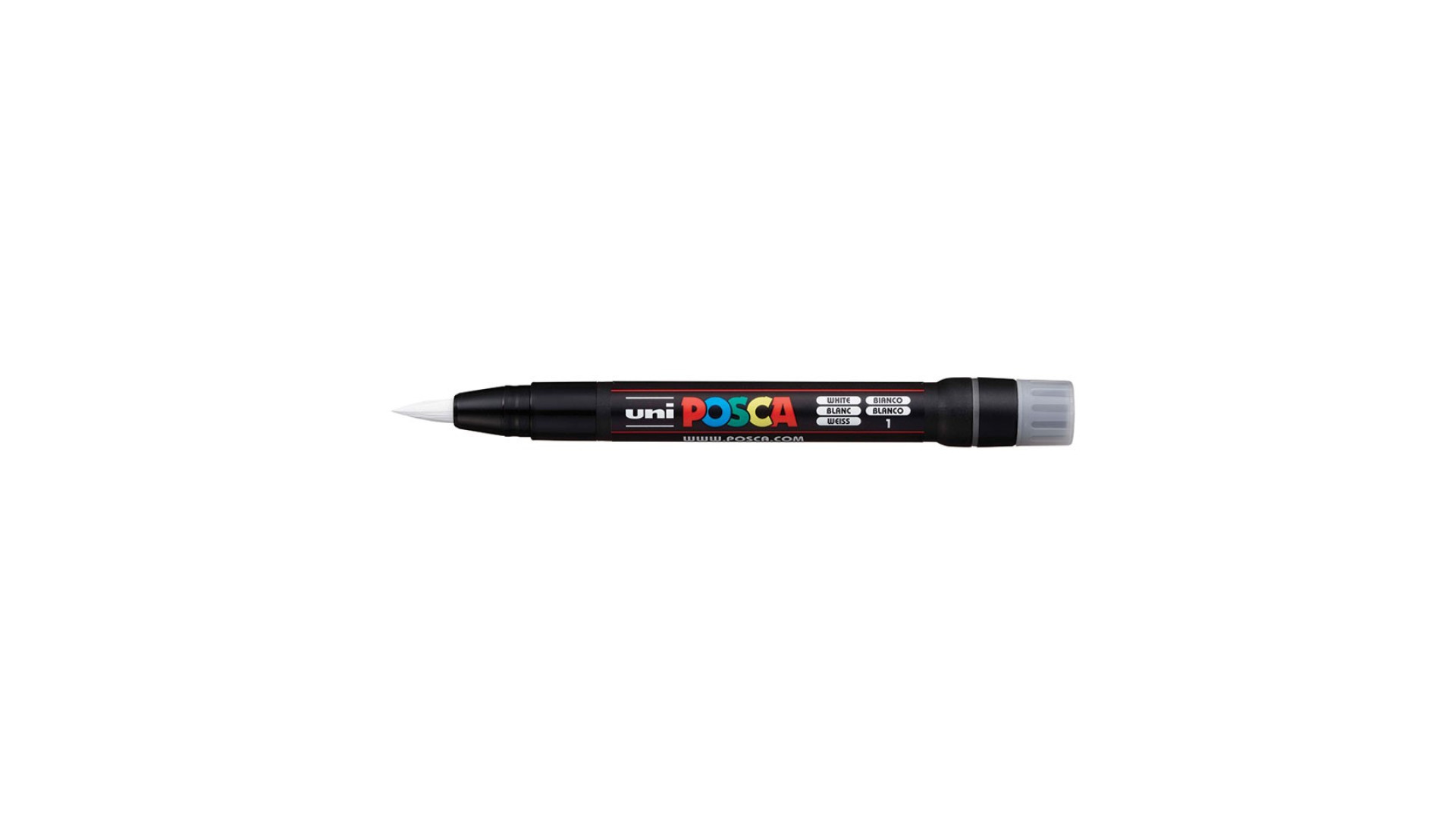 MARKER POSCA UNI BRUSH PCF-350 WHITE NR. 1