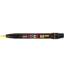 MARKER POSCA UNI PĘDZEL PCF–350 ŻÓŁTY NR. 2
