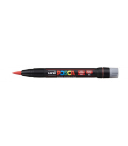 MARKER POSCA UNI BRUSH PCF–350 RED NR. 15