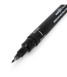 UNI Fineliner Pen PIN–200 BRUSH BLACK