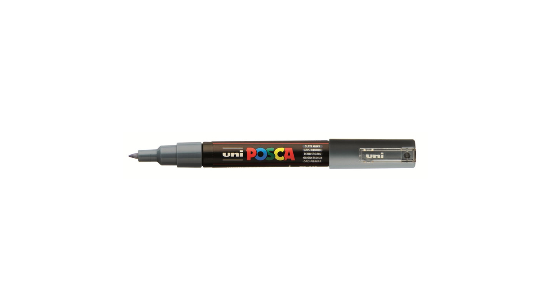 MARKER POSCA UNI PC-1M CIEMNO SZARY NR. 61