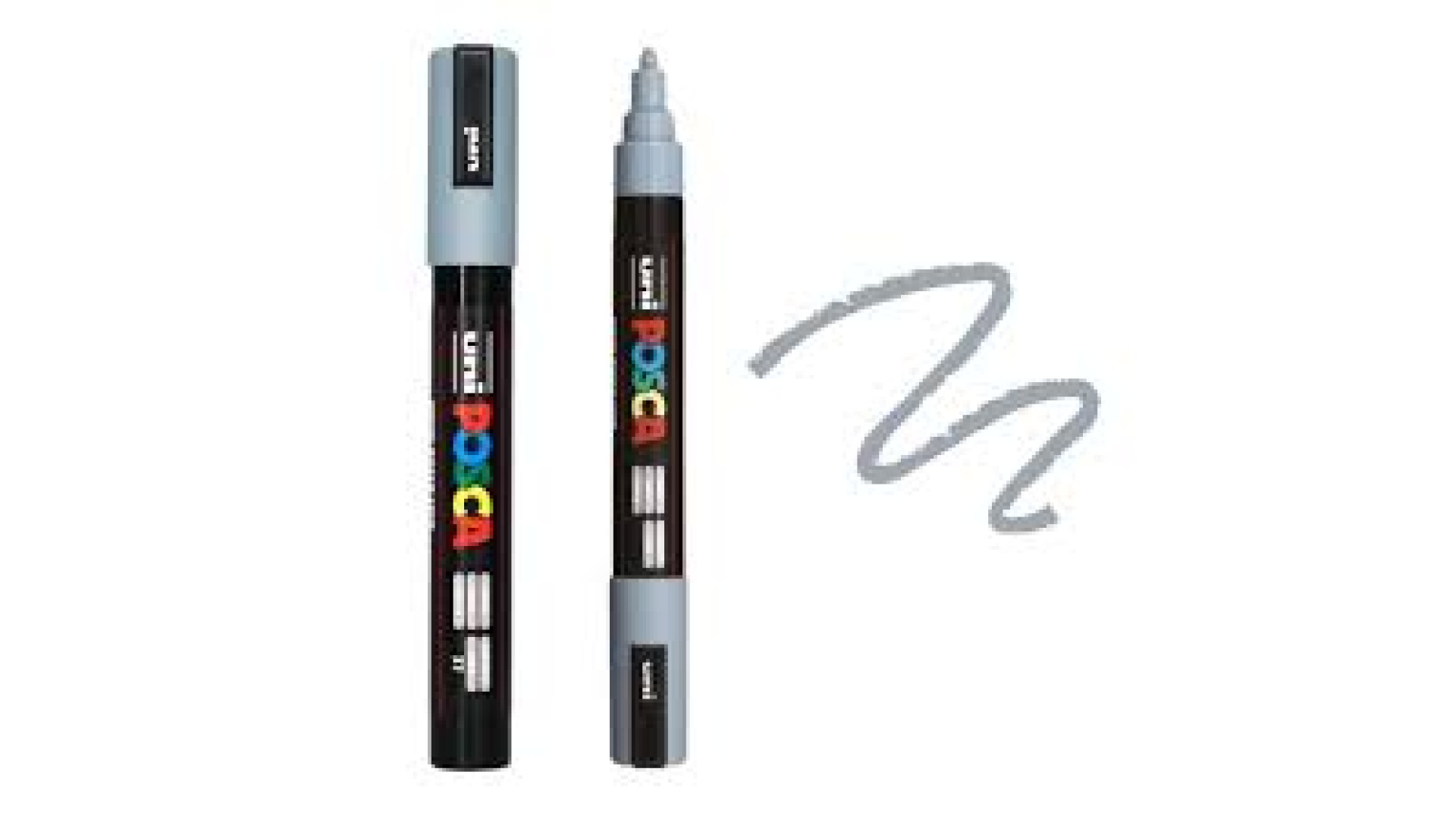 MARKER POSCA UNI PC-5M SZARY NR. 37