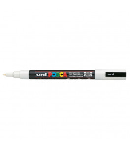 MARKER POSCA UNI PC–3M WHITE NR. 1
