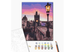 Malowanie po numerach Brushme Most Karola 40x50 cm