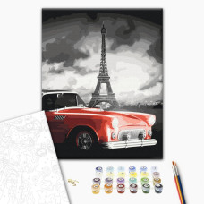 Malowanie po numerach Brushme Francuski klasyk 40x50 cm