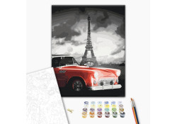 Malowanie po numerach Brushme Francuski klasyk 40x50 cm