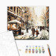Malowanie po numerach Brushme Zimowe miasto 40x50 cm