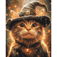Malowanie po numerach Brushme Magiczny kot 40x50 cm