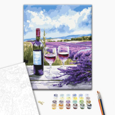 Painting by numbers Brushme Romance in Provence 40x50 cm