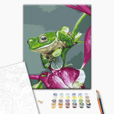 Malowanie po numerach Brushme Zielona łaska © Telonitskaya Kristina 40x50 cm