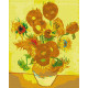 Malowanie po numerach Brushme Słoneczniki. Reprodukcja 40x50 cm