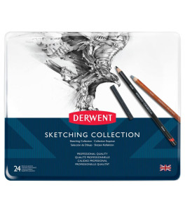 Derwent Komplet do szkicowania SKETCHING COLLECTION 24 szt