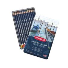 Derwent WATERCOLOUR pencils set 12 colours