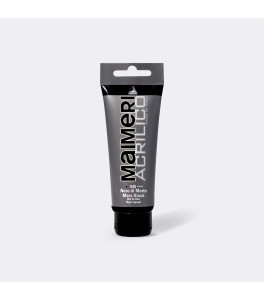 Acrylic paint Maimeri Acrilico Mars Black 200 ml 540