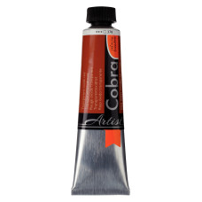 Farba Olejna Rozcieńczalna Wodą Cobra Artist, 40 ml Transparent Oxide Red