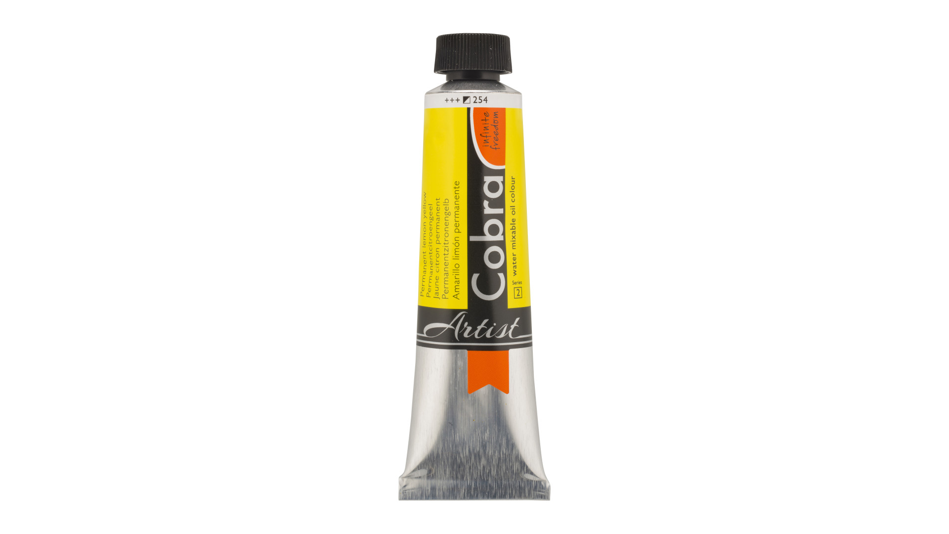 Farba Olejna Rozcieńczalna Wodą Cobra Artist, 40 ml Permanent Lemon Yellow