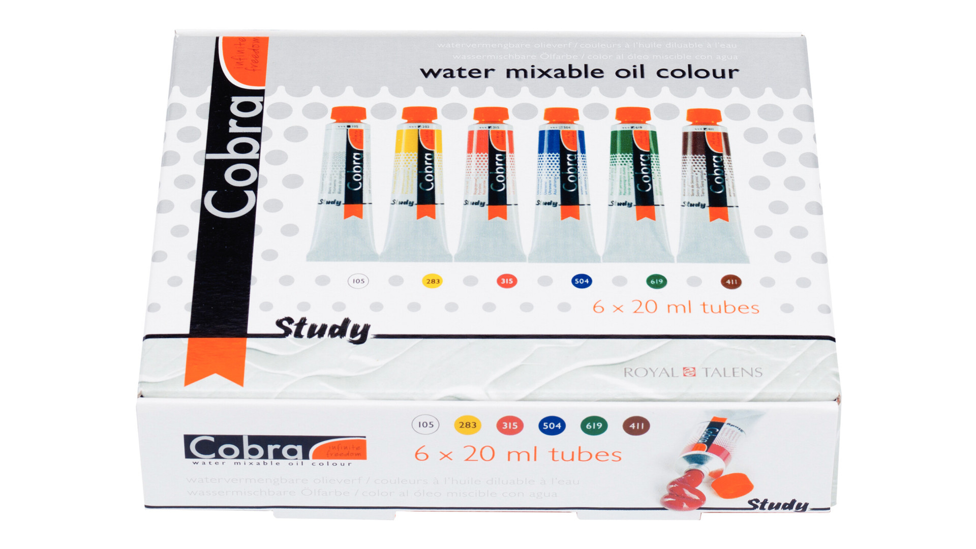 Zestaw Farb Cobra Study, 6X20 ml 