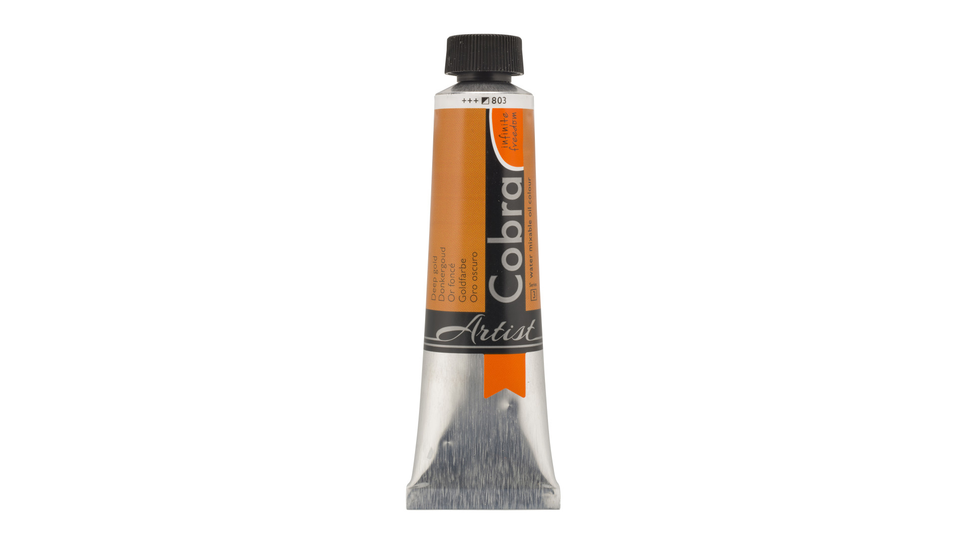 Farba Olejna Rozcieńczalna Wodą Cobra Artist, 40 ml Deep Gold