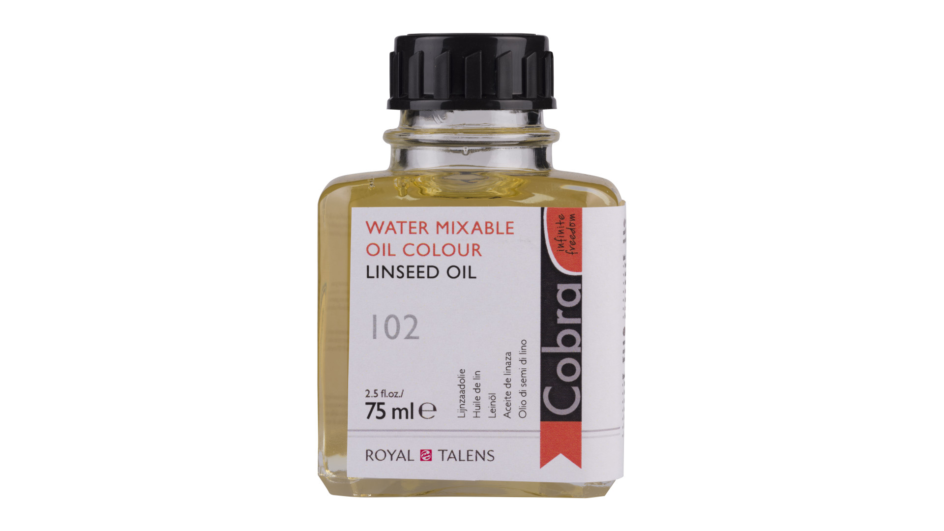 Olej lniany Cobra do farb wodorozcieńczalnych, 75 ml