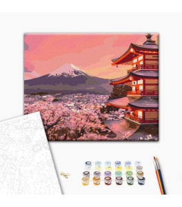 Painting by numbers Brushme Traditional Japan 40x50 cm