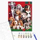 Malowanie po numerach Brushme "Firma Pedigree" 40x50 cm