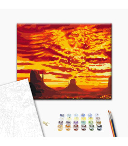 Painting by numbers Brushme "Phoenix in the desert" 40x50 cm