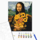 Malowanie po numerach Brushme "Mona Lisa z słonecznikami" 40x50 cm