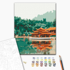 Painting by numbers Brushme Eastern calm 40x50 cm