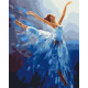 Malowanie po numerach Brushme Air ballerina 40x50 cm