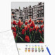 Malowanie po numerach Brushme "Tulipany Amsterdam" 40x50 cm